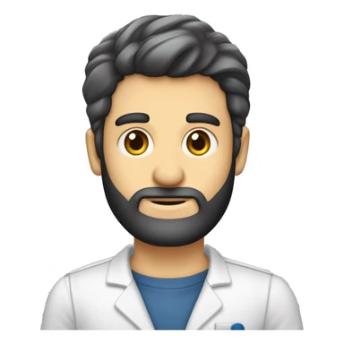 auditor-jovem advogado de barba bem feita curta , olho de mel e meio forte, cabelo liso e fazendo sinal positivo sticker