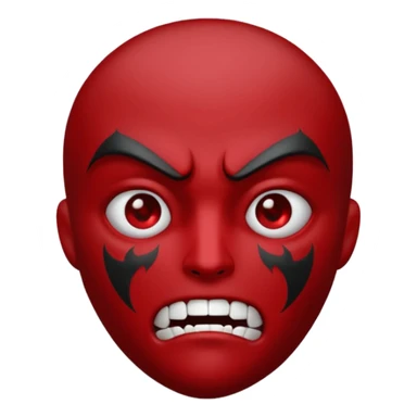 "zlý" text looking very evil sticker