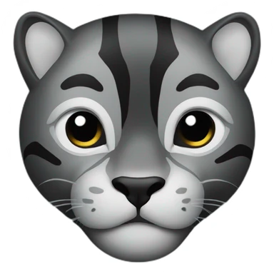 Black Panther animal sticker