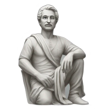 The azadi statue sticker
