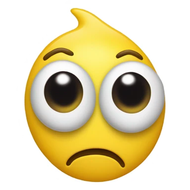 A yellow emoji that has heart eyes and his tongue out sticker