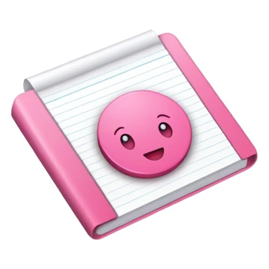 Artículos de papelería rosa  sticker