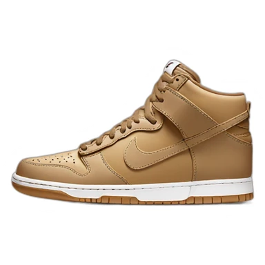 tan nike dunk sticker