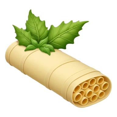 Dragon con cuerpo de pasta canelloni sticker