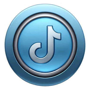 Tiktok blue tick sticker