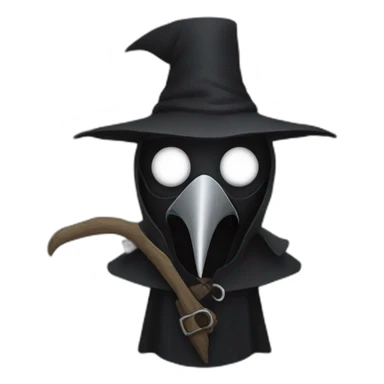 evil plague doctor sticker