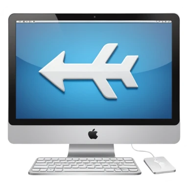 the cursor on the computer sticker