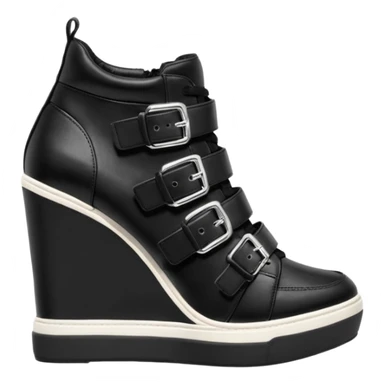 steve madden wedge sneakers strap no buckle sticker