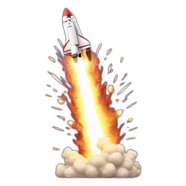 elon musk hit in the face by an exploding rocket sticker