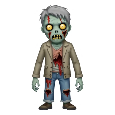 zombie monster sticker