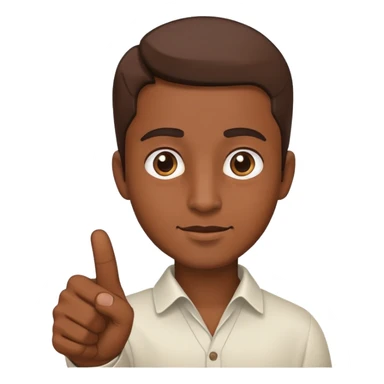 Mano señalando a la derecha sticker