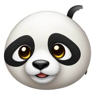 Panda amoureux sticker