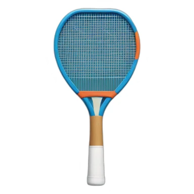 A feet holding table tennis racket sticker