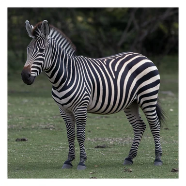 Zebra sticker