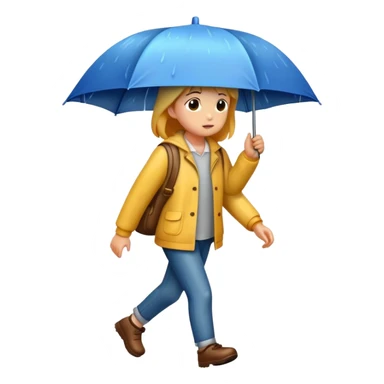 Some in the rain late for school sticker