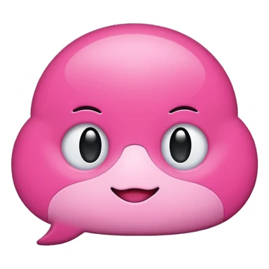 pink chat gpt ai app logo sticker