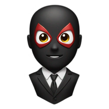 Black suit spider man sticker