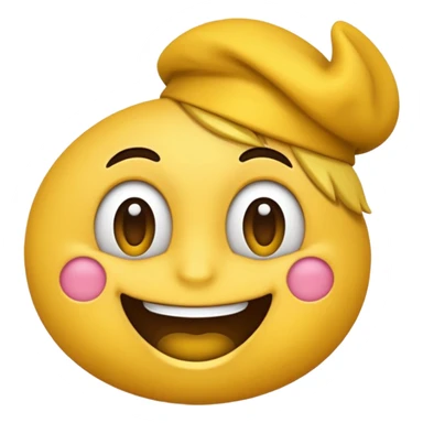 Emoji fou avec un entonnoir sur la tête sticker