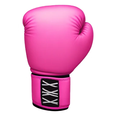 Pink boxing gloves  sticker