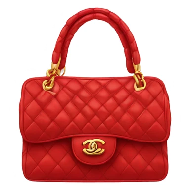 Red chanel bag sticker