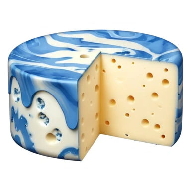 blue french cheese sticker