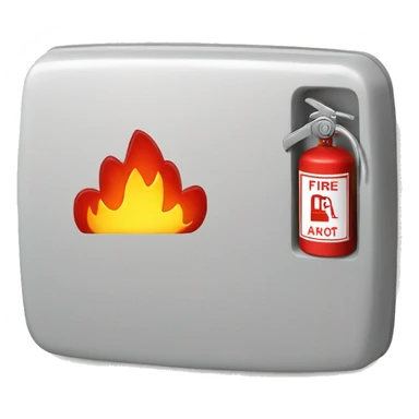 Fire alarm on a taco sticker