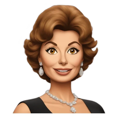 sofia loren sticker