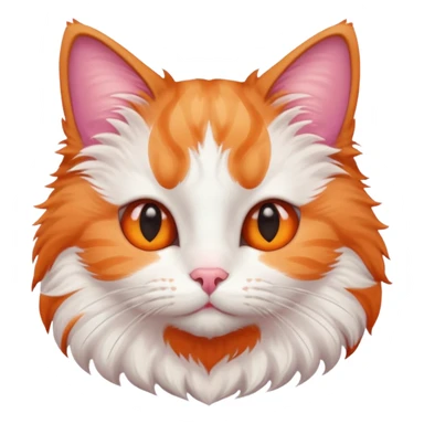 a cat in love sticker