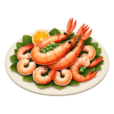 prawn plate sticker