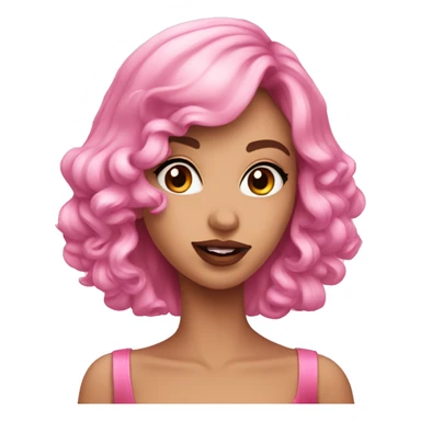 pink heart coquette sticker