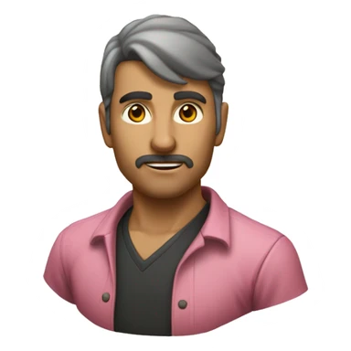 Boto cor de rosa sticker