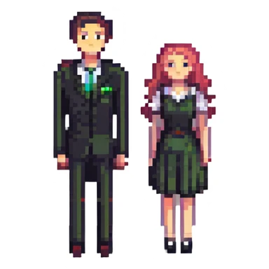 married couple, husband and wife sticker