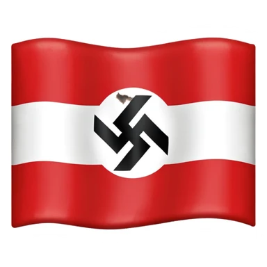 Nazi flag sticker