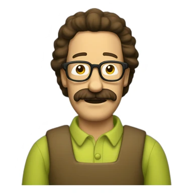 cartoon ned flanders sticker