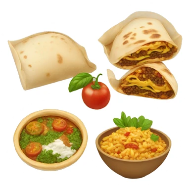 Middle east food sticker