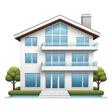 modern house  sticker