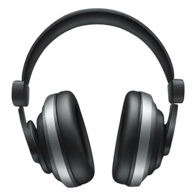 Headphones with bows on each side sticker