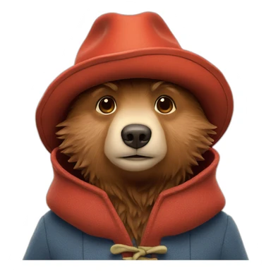 small-face-paddington-bear sticker