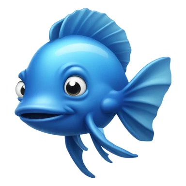 Blue sea animals sticker