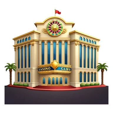 casino buildings sticker