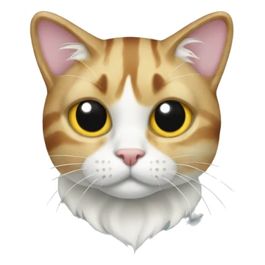 Scotland fold marble cat sticker