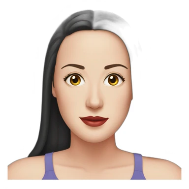 Angela white  sticker