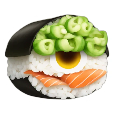 ovni-eat-sushi sticker