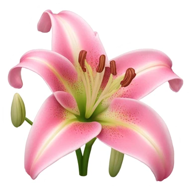 lily flower sticker