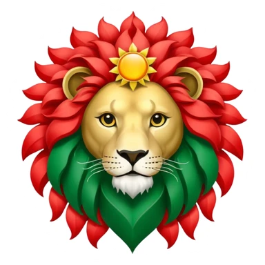 پرچم شیر و خورشید ایران sticker