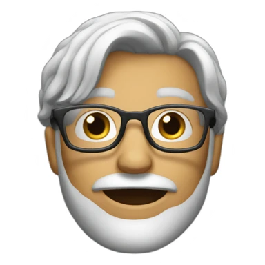 uzum orlan gray hairs glasses sticker