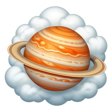 Jupiter is a round planet sticker