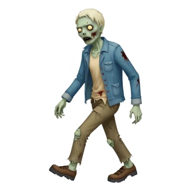 pessoa zumbi  sticker
