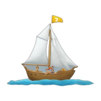 Sirène sur transat  sticker