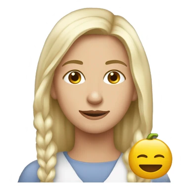 Девушка с карими глазами, темно-каштановые волосы до плеч с челкой  sticker